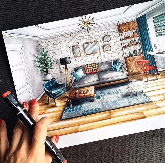 interior design sketches